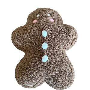 Kirklands Home Large Gingerbread Man Decorative Pillow